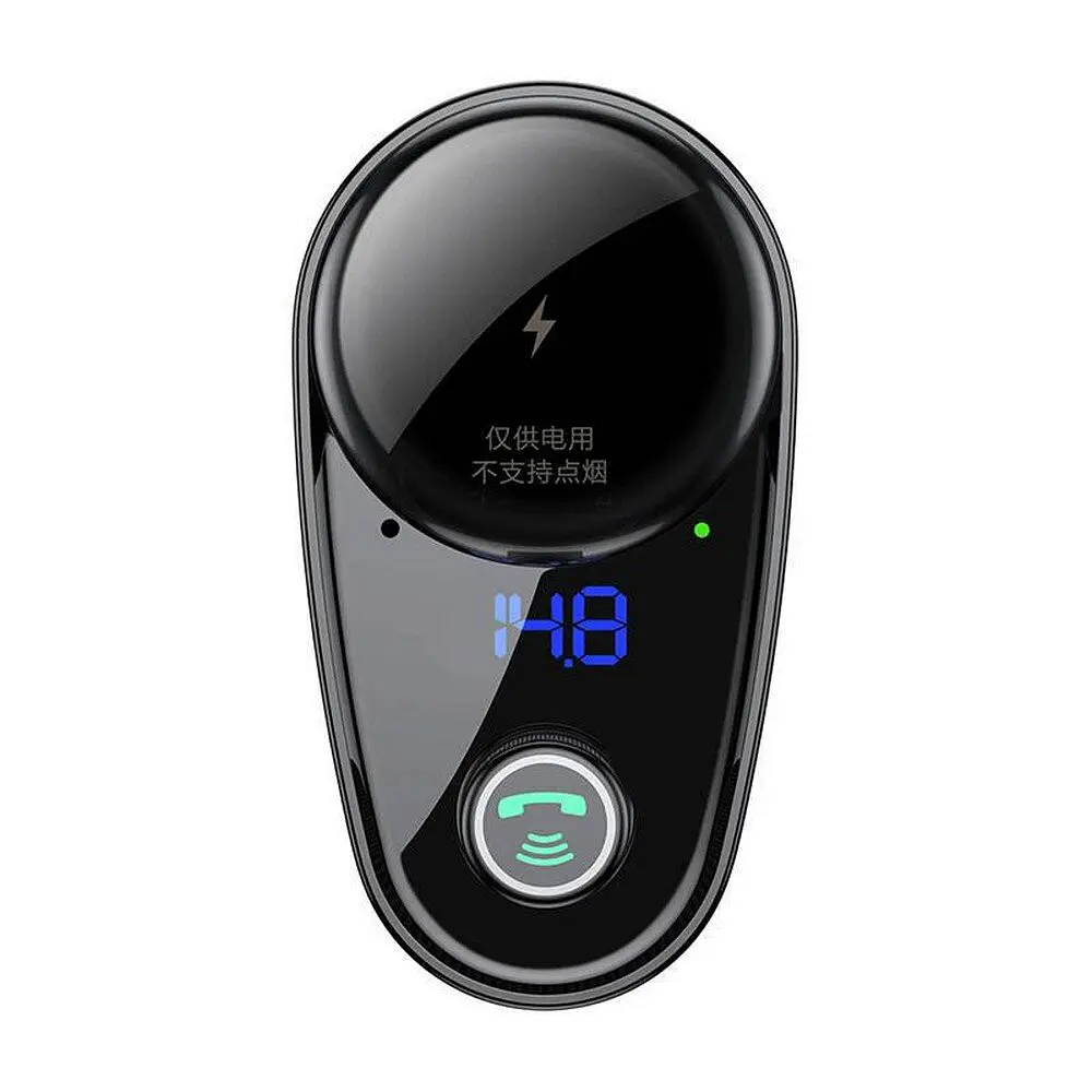 FM-трансмиттер OS-Baseus S-06 Car Bluetooth MP3 Player Черный - фото 3