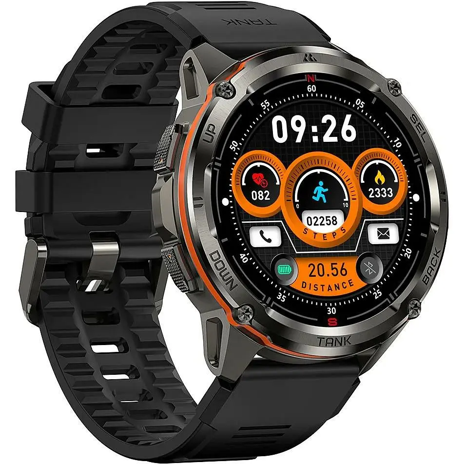 Смарт-годинник Kospet Smart watch Tank T3 Ultra Black Special Edition - фото 4
