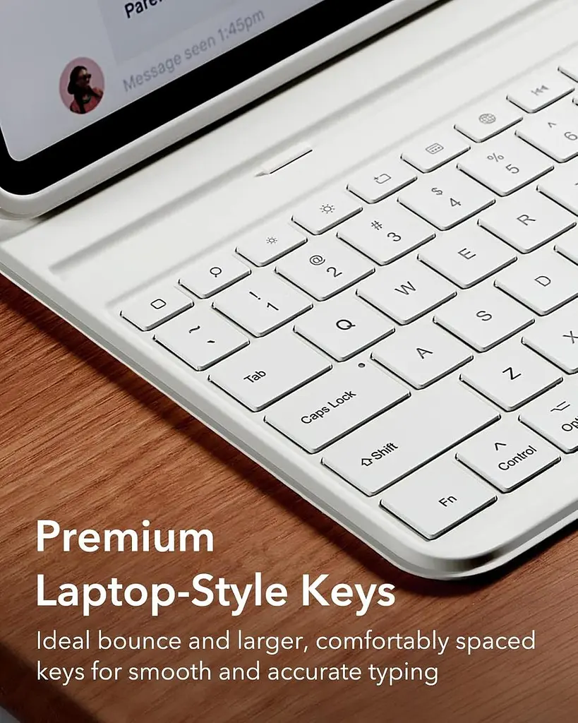 Чохол із клавіатурою ESR для iPad Pro 11 дюймів (1ª, 2ª, 3ª, 4ª покоління) та iPad Air (4ªª, 5ª покоління), знімний магнітний - фото 9