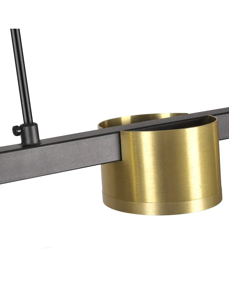 Подвесной светильник, люстра над столом, барная стойка Goldlux 327338 Mirella GX53 4x6W 4000K 660Lm IP20 Золотой - фото 3