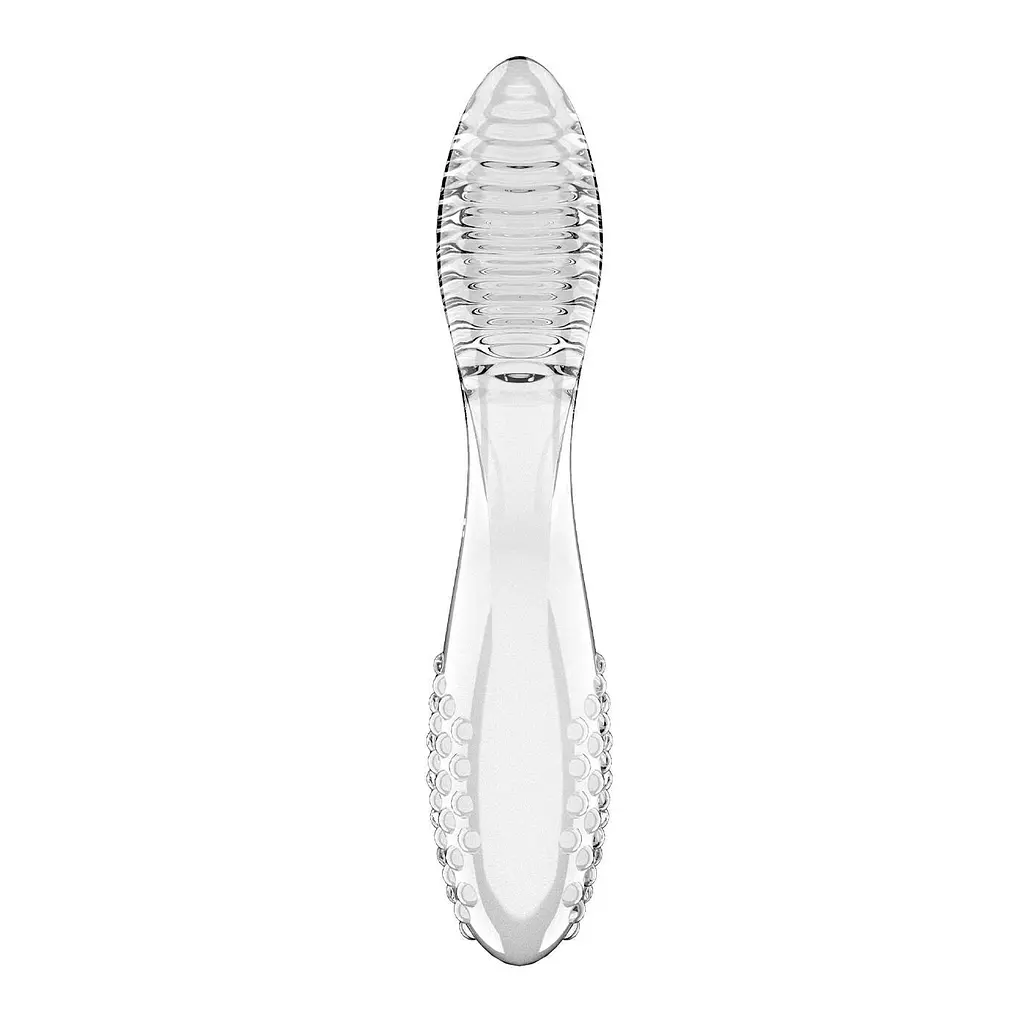 Двосторонній скляний ділдо Satisfyer Dazzling Crystal 2 Transparent