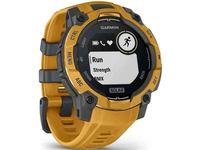 Смарт-годинник Garmin Instinct 3 45mm Solar Sunburst with Sunburst/Gray Band (010-02934-02) - фото 4