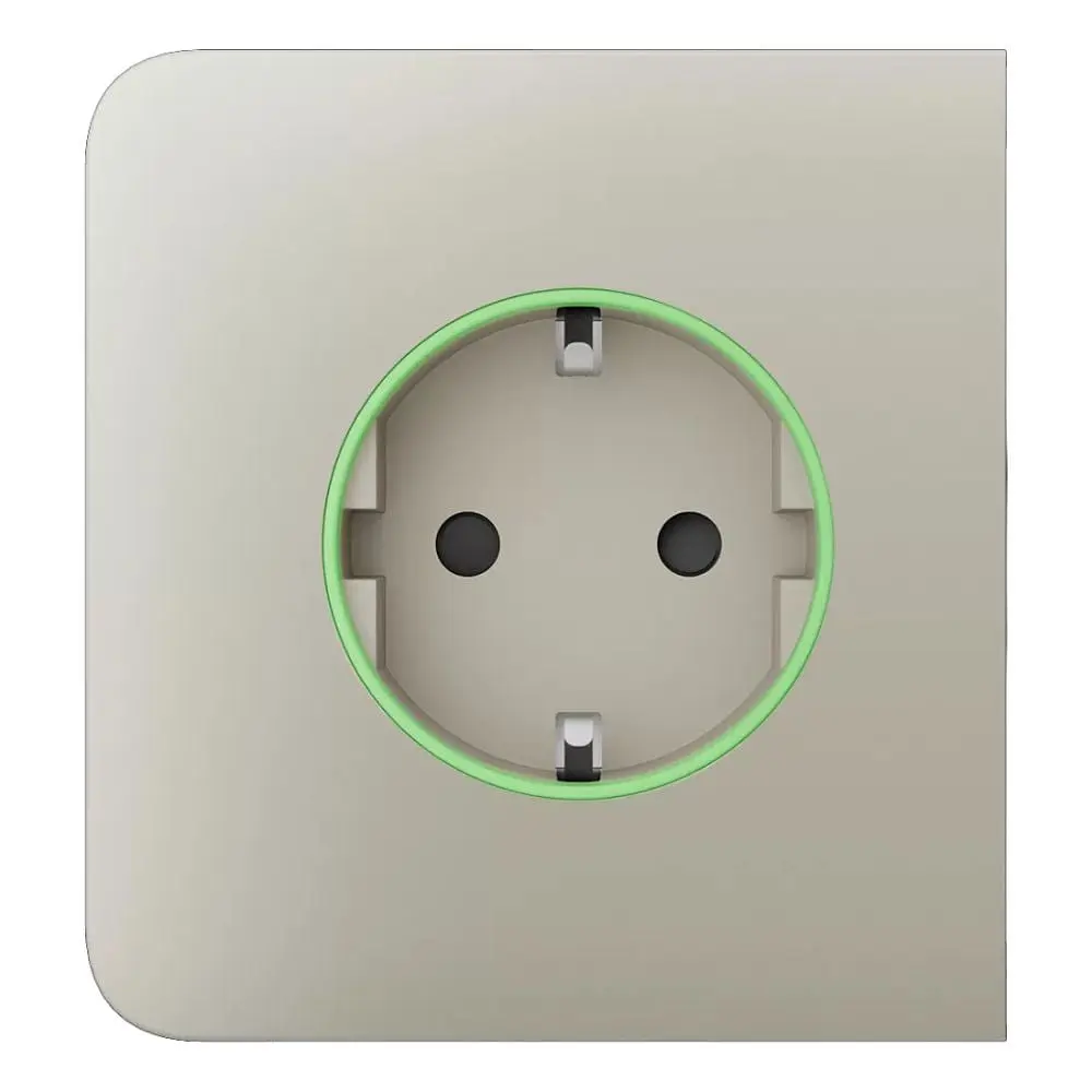 Фронтальна панель Ajax SideCover (smart) [type F] [55] ASP ivory/слонова кістка для розумної розетки Outlet (type F) (26-00358) - фото 3