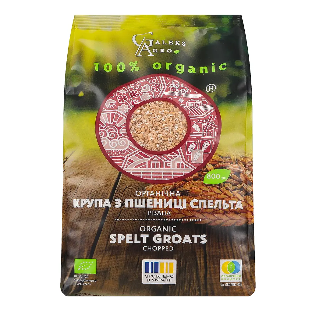 Крупа з пшениці спельти Galeks-Agro органічна 800 г - фото 2