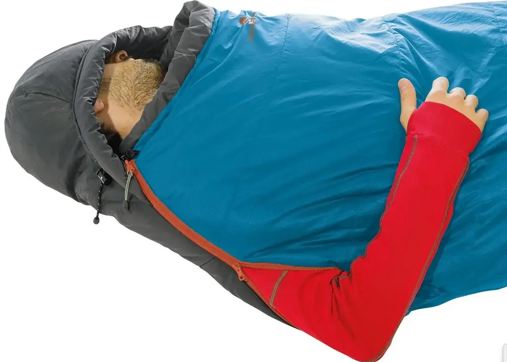 Спальний мішок Ferrino Nightec Lite Pro 600 L/-5°C Blue/Grey Left (86309HBG) - фото 2