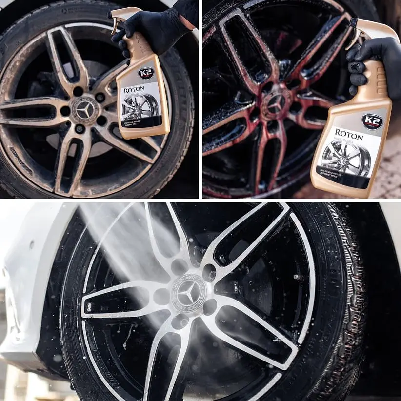 Очисник дисків і ковпаків  K2 Roton Wheel Cleaner Gold 700 мл (G1671) - фото 4