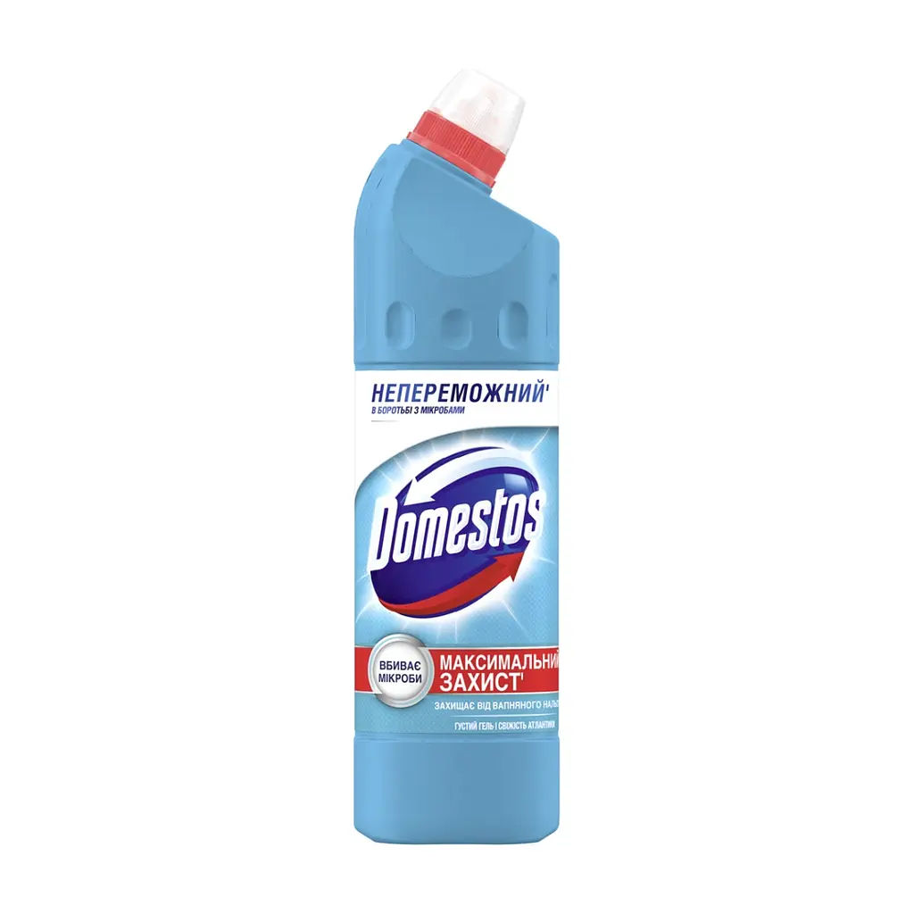 Рідина для чищення ванн Domestos Максимальний Захист Свіжість атлантики 24 години 750 мл (8720181679032)