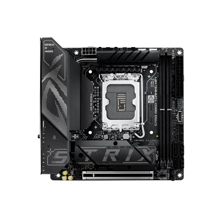 Материнcька плата ROG STRIX B860-I GAMING WIFI s1851 B860 2xDDR5 M.2 DP HDMI USB Type-C Wi-Fi B Asus teh0018933 - фото 2