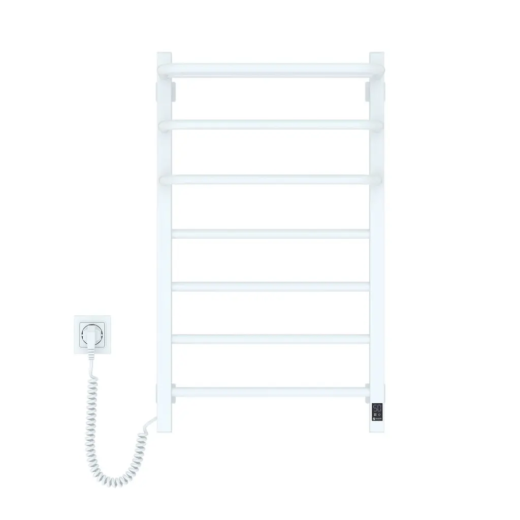 Електрична рушникосушка Navin Fortis 480x800 Sensor ліва біла 12-228153-3680, Білий, Ліве, Електронний - фото 2