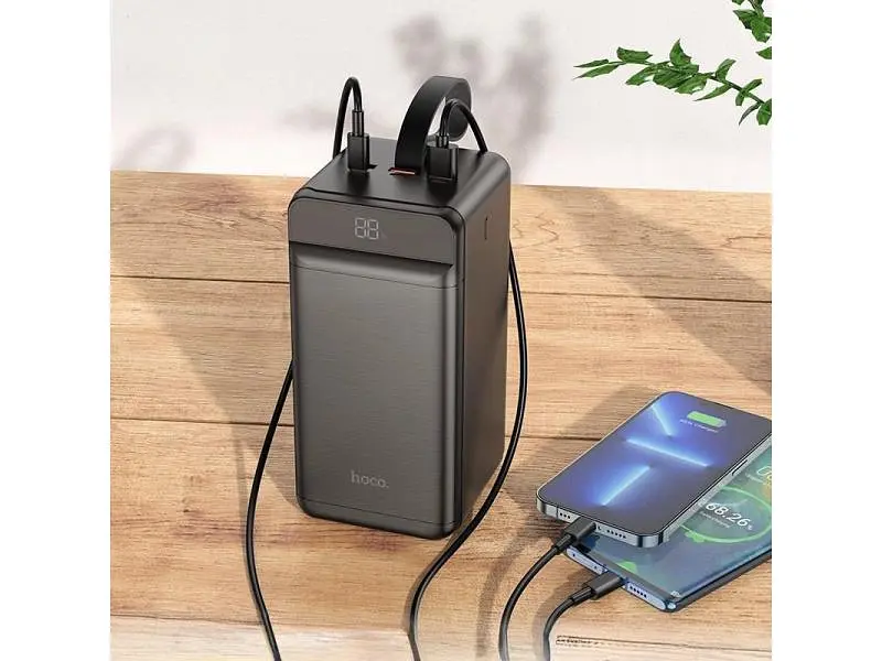 Зовнішній акумулятор (Power Bank) Hoco DB61 Jade 90000mAh 22.5W Black - фото 5