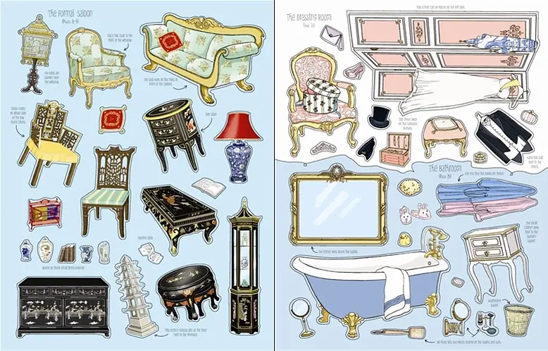 Royal Doll's House Sticker Book – Struan Reid, англ. мова (9781409564300) - фото 4