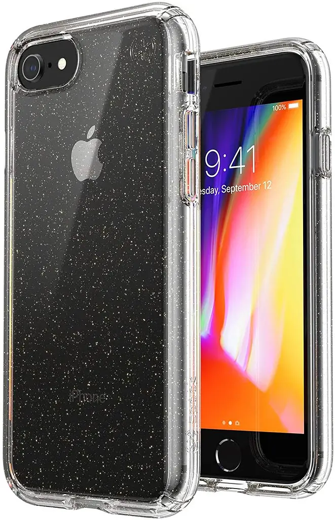 Чохол прозорий протиударний Speck Presidio Clear для iPhone 7/8/SE 2020 Clear Glitter - фото 3