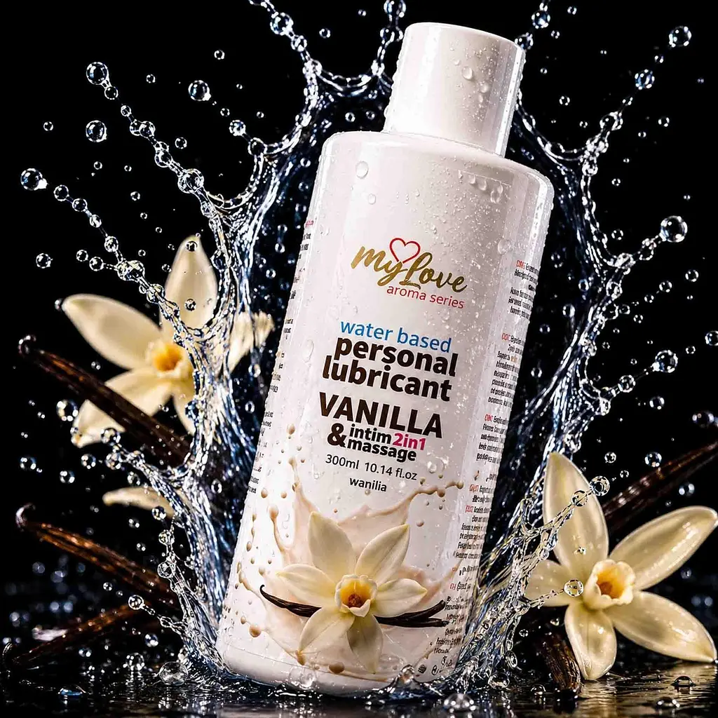 Лубрикант MyLove Aroma Series IntimMassage 2in1 Vanilla, 300 мл - фото 2