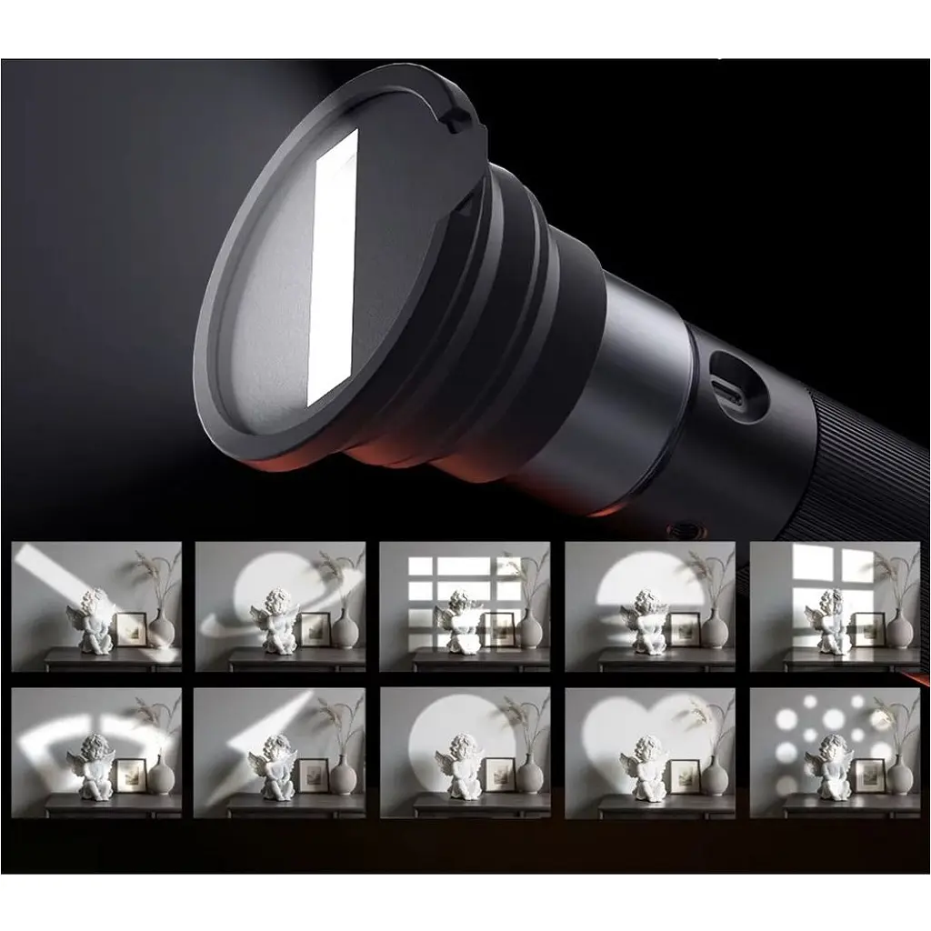 Ліхтар проєкційний SIDANDE L5KS10 10W + Gobo 10шт [168615] - фото 3