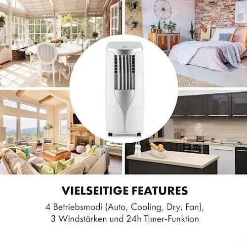 Кондиционер мобильный Klarstein Breeze 9 9000 BTU/2,6 кВт (10029704) - фото 4