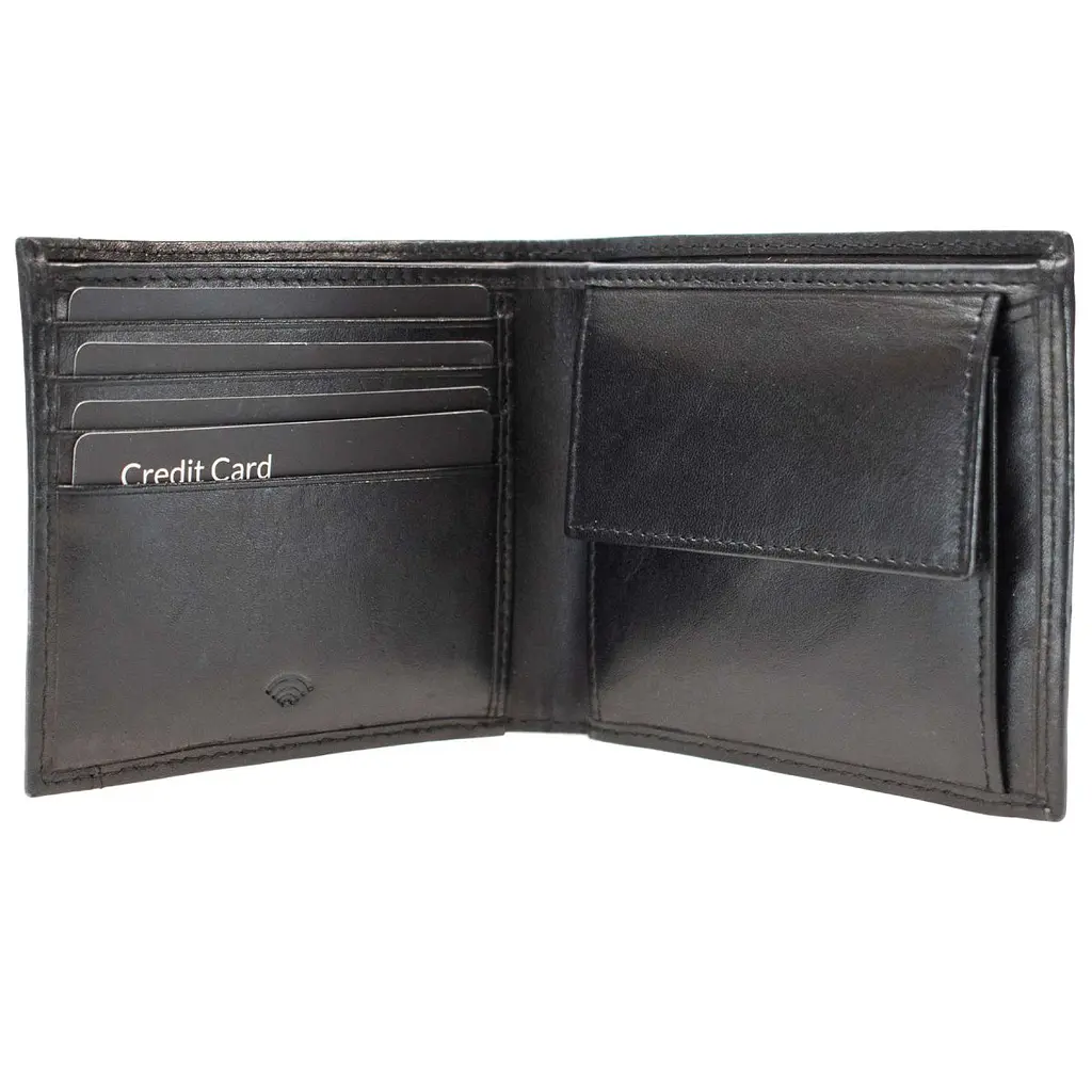 Портмоне чоловіче шкіряне Semi Line RFID Black (P8267-0) - фото 3