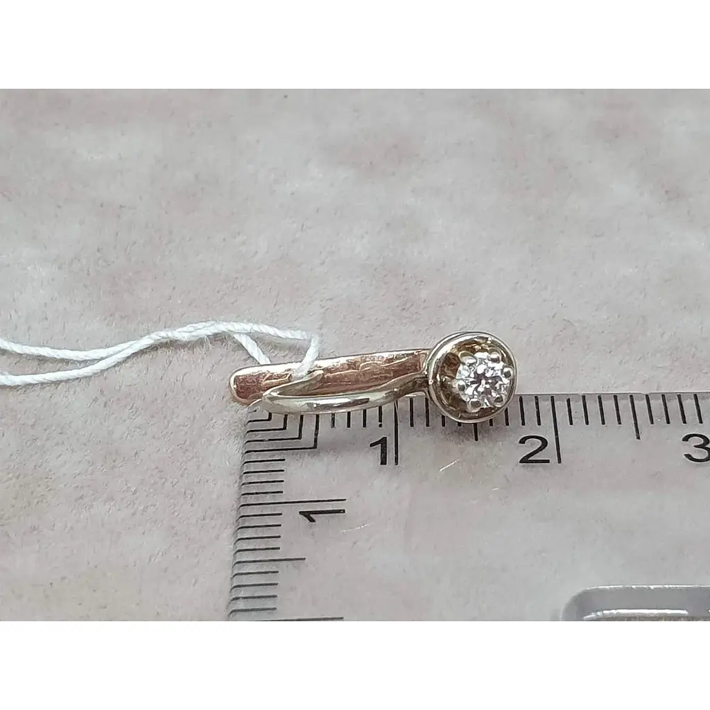 Золоті сережки Гаразд з діамантами. 3032490 - фото 5