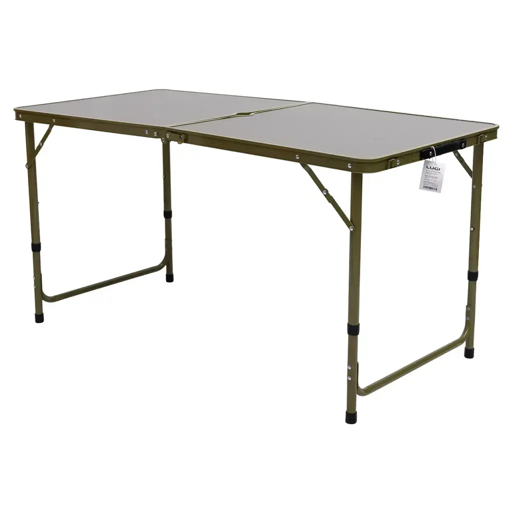 Стол для пикника LUGI JY-12060GR раскладной со стульями 120х60х70/61/54 см хаки - фото 5
