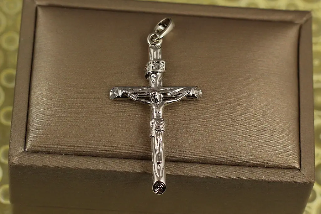Хрестик Xuping Jewelry хрестик з краями зруб 4 см сріблястий
