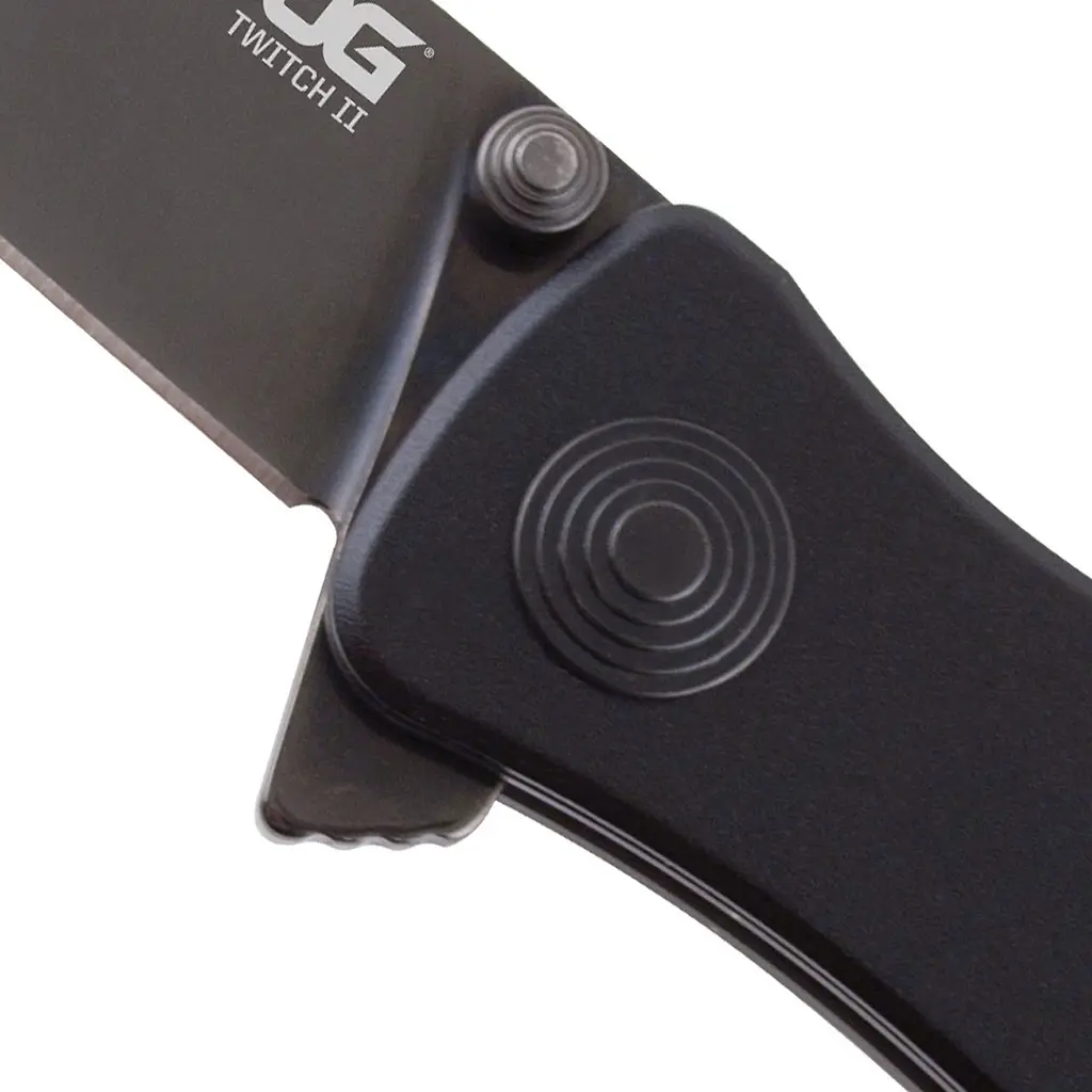 Нож SOG Twitch II Wood Handle Черный - фото 3