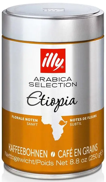 Кава в зернах Illy Ethiopia Ефіопія 250 г з/б(ящик 12 шт) - фото 2