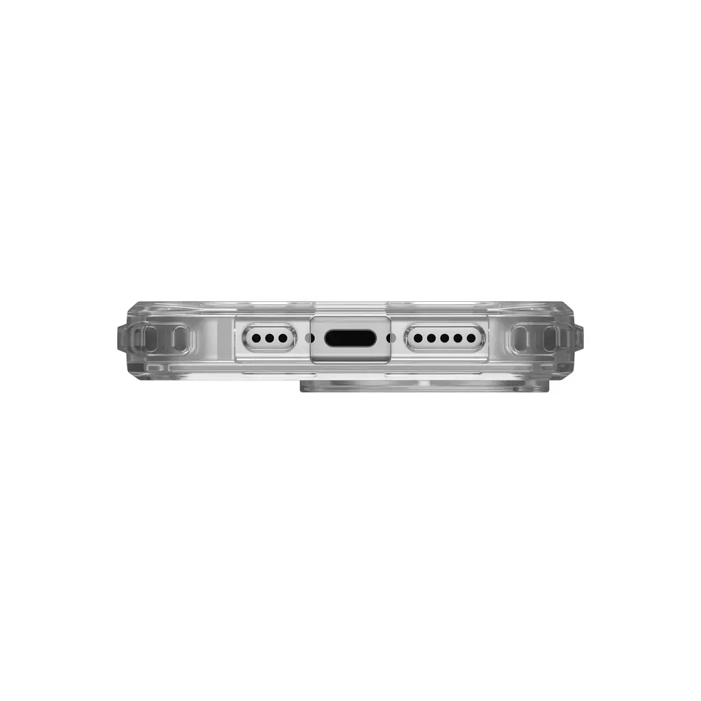 Чохол-накладка Urban Armor Gear Magsafe для Apple iPhone 16 Pro Plyo Ice/Silver (114480114333) - фото 5