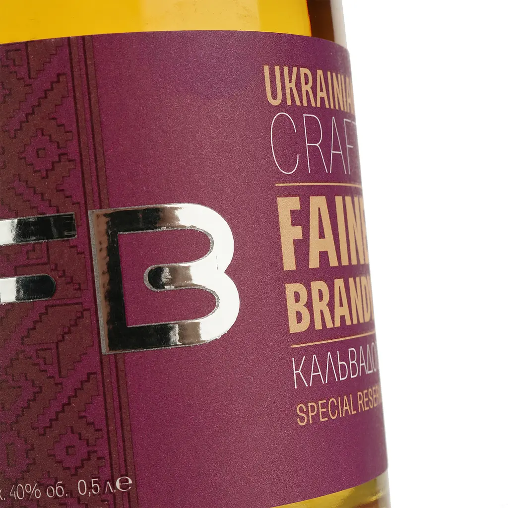 Бренди Faine Brandy Calvados Special Reserve 40% 0.5 л - фото 3