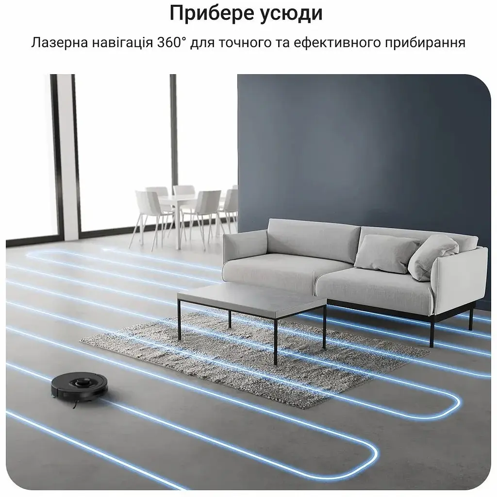 Робот-пилосос Rowenta X-Plorer Serie 85 миючий чорний (RR87C5WH) - фото 6