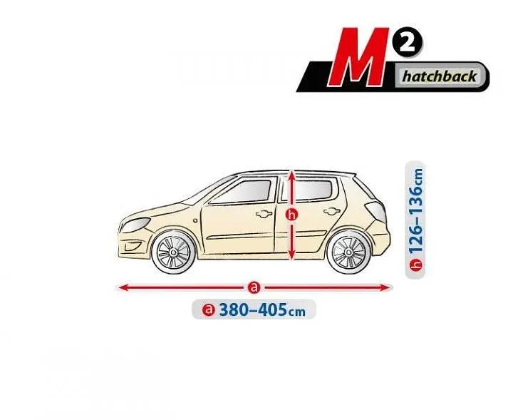 Тент автомобільний для Хечбека / Універсалу Kegel-Blazusiak M2 405x136 см Optimal Garage (5-4314-241-2092) - фото 3