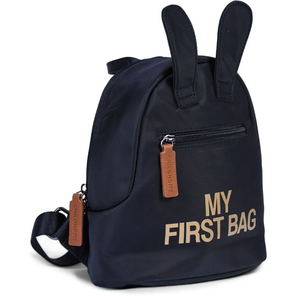 Рюкзак дитячий Childhome My first bag black/gold - фото 2