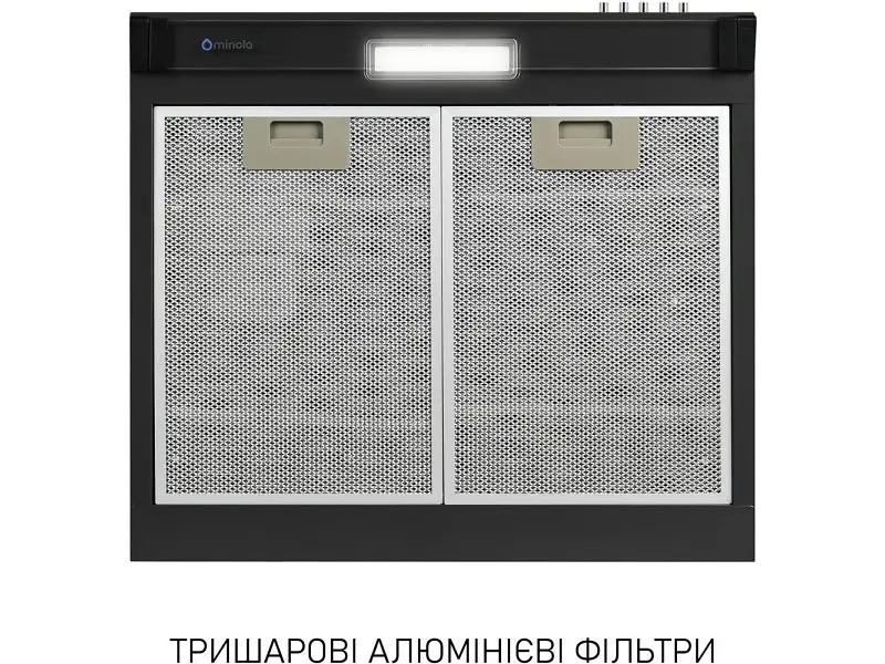 Витяжка пласка Minola HPL 522 BL - фото 6