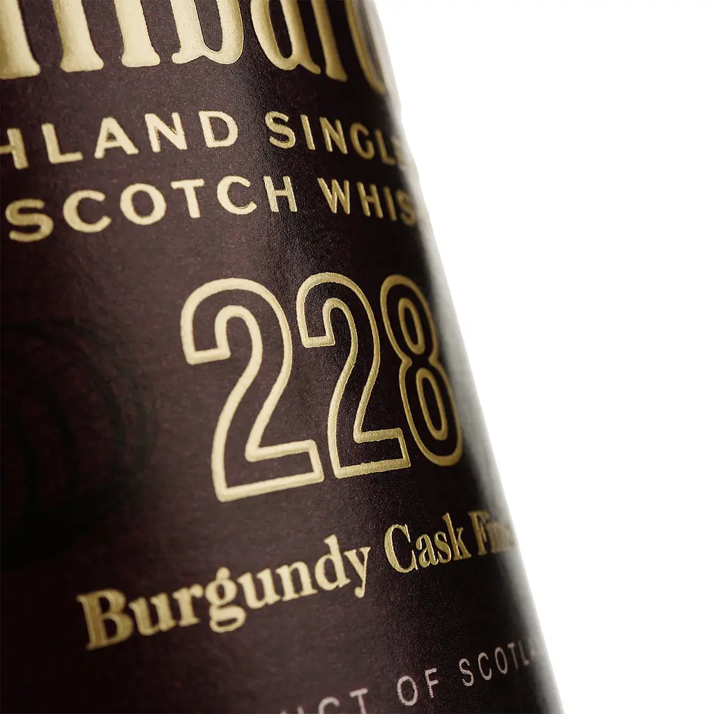 Віскі Tullibardine Burgundy Finish 228 Single Malt Scotch Whisky 43% 0.7 л - фото 4
