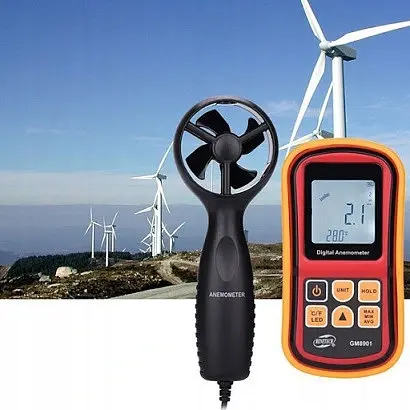 Термоанемометр 0,8-45 м/с, -10-45 °C BENETECH GM8901 - фото 4