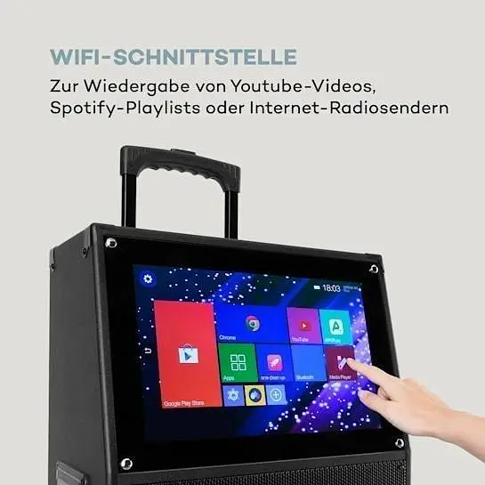 Караоке-система Auna KTV Karaoke System 15.4 дюйма (10034612) - фото 3