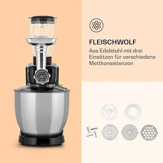 Кухонный комбайн 3в1 Klarstein Renata (10040500) - фото 4