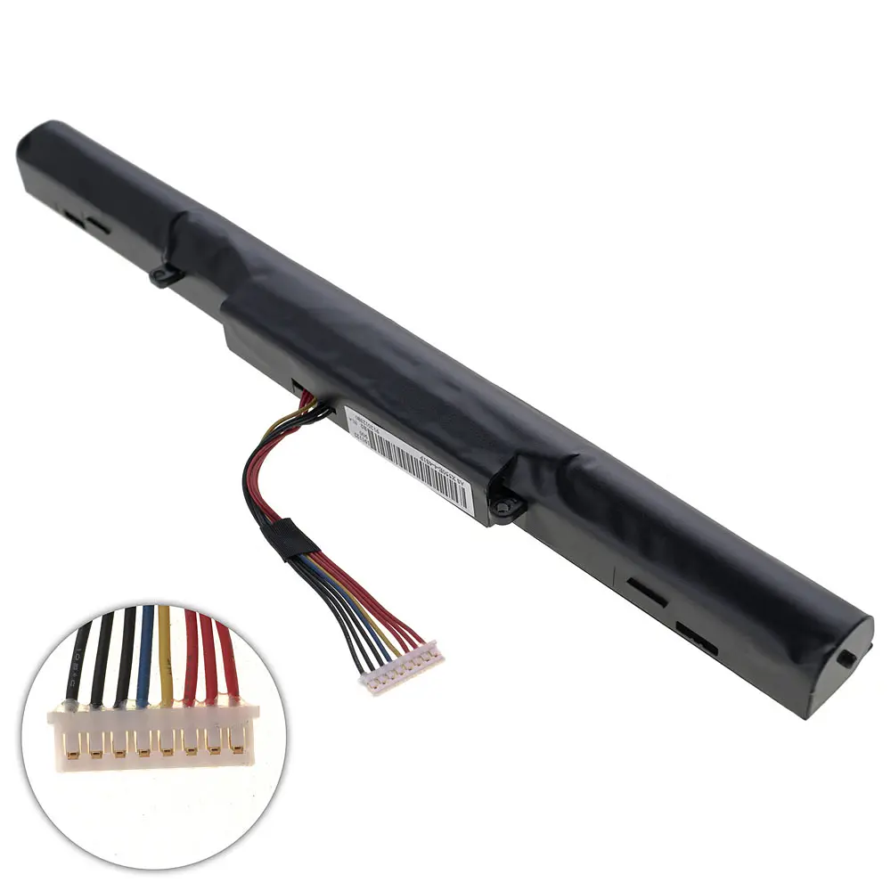 Акумулятор Asus A41-X550E (X450JF, X550DP, X751MD, X751MA, X750JA, X751LA) 14.4V 2200 mAh Black - фото 2