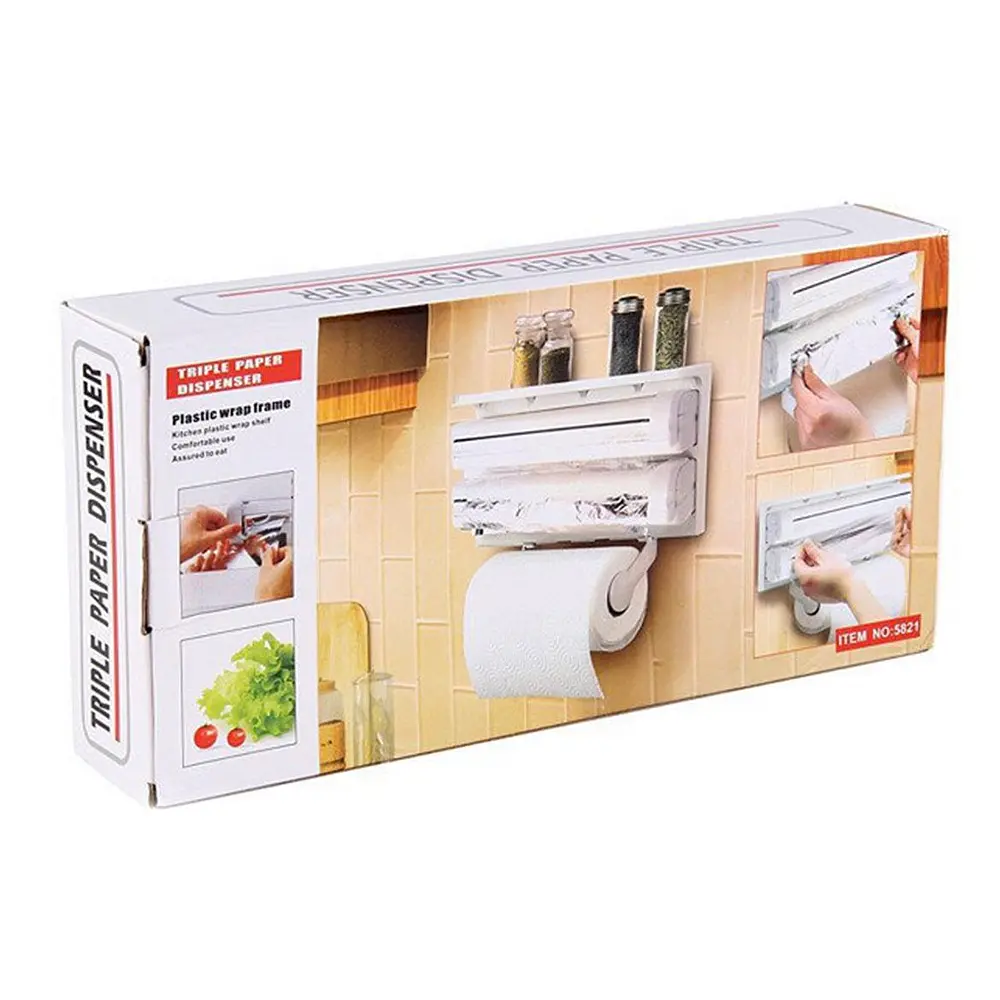 Кухонний диспенсер OPT-TOP Rollon Triple Paper Dispenser тримач (1756374654) - фото 4