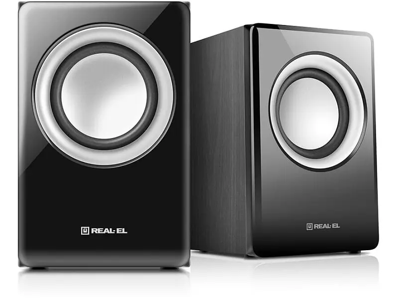 Колонки для комп'ютера REAL-EL S-215 2.0 Black - фото 5
