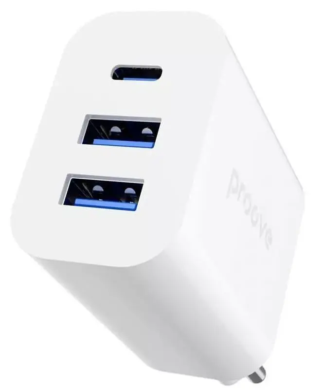 Зарядний пристрій Proove Rapid 30W (2 USB + Type-C) white (WCRP30210002) - фото 4