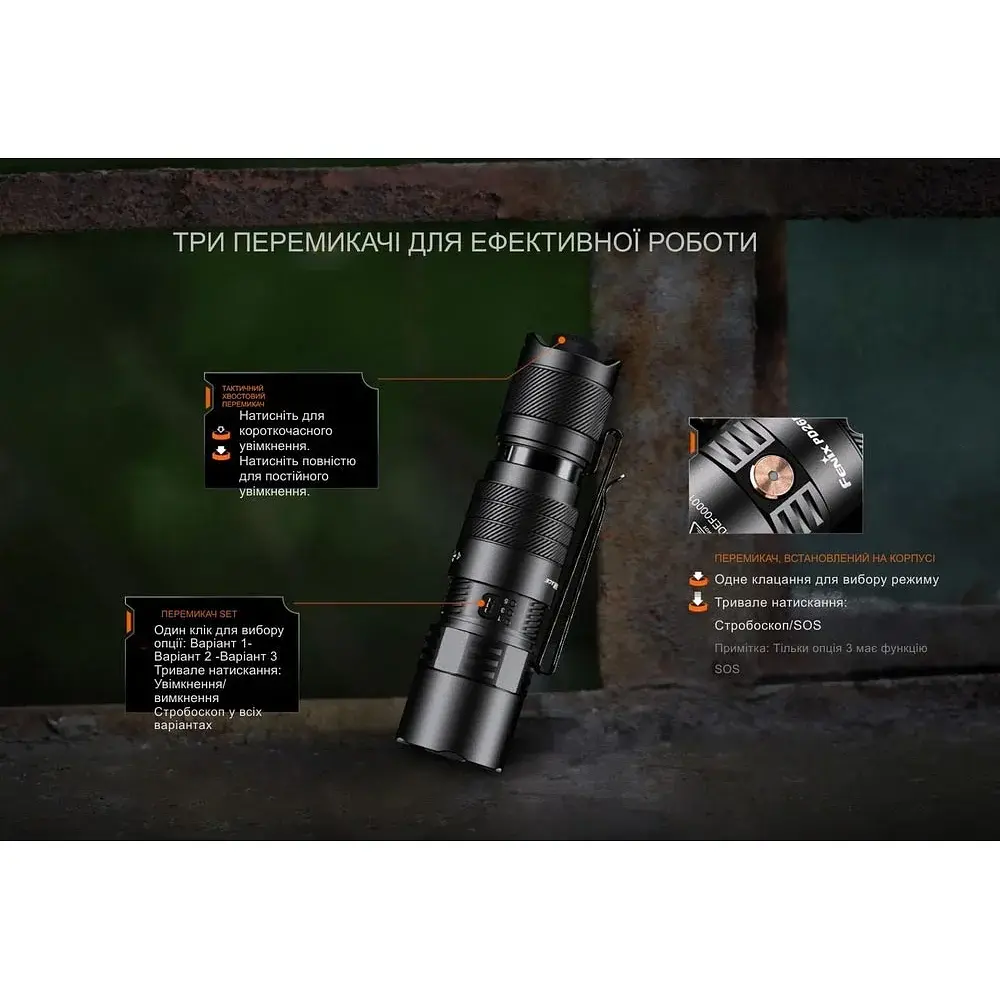 Ліхтар Fenix PD26R ACE black - фото 10