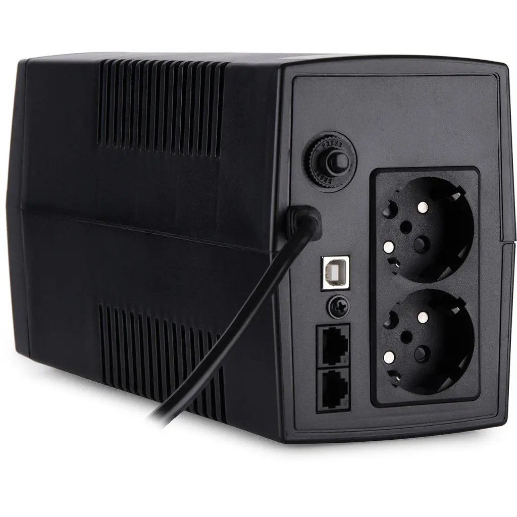 Пристрій безперебійного живлення Vinga LCD 800VA plastic case with USB (VPC-800PU) - фото 5