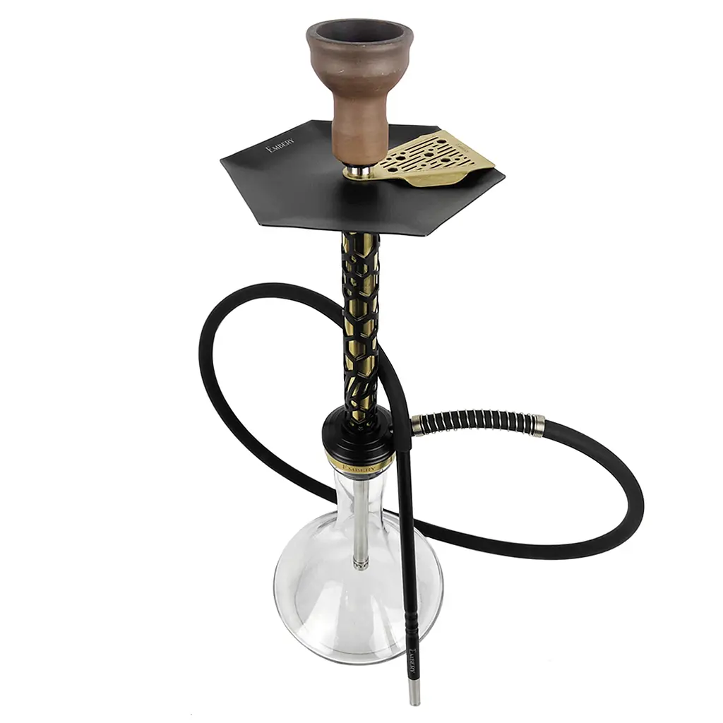 Кальян Embery MONO-H 4.0 Gold Craft Clear - фото 3