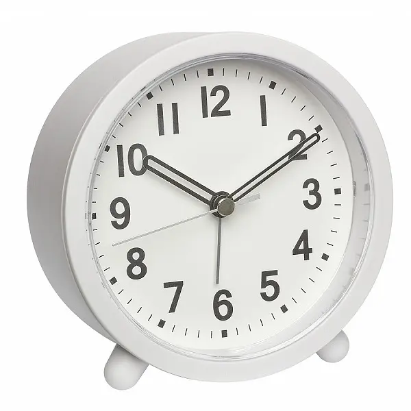 Будильник TFA бесшумный белый 113x50x113 мм (60104302) - фото 2