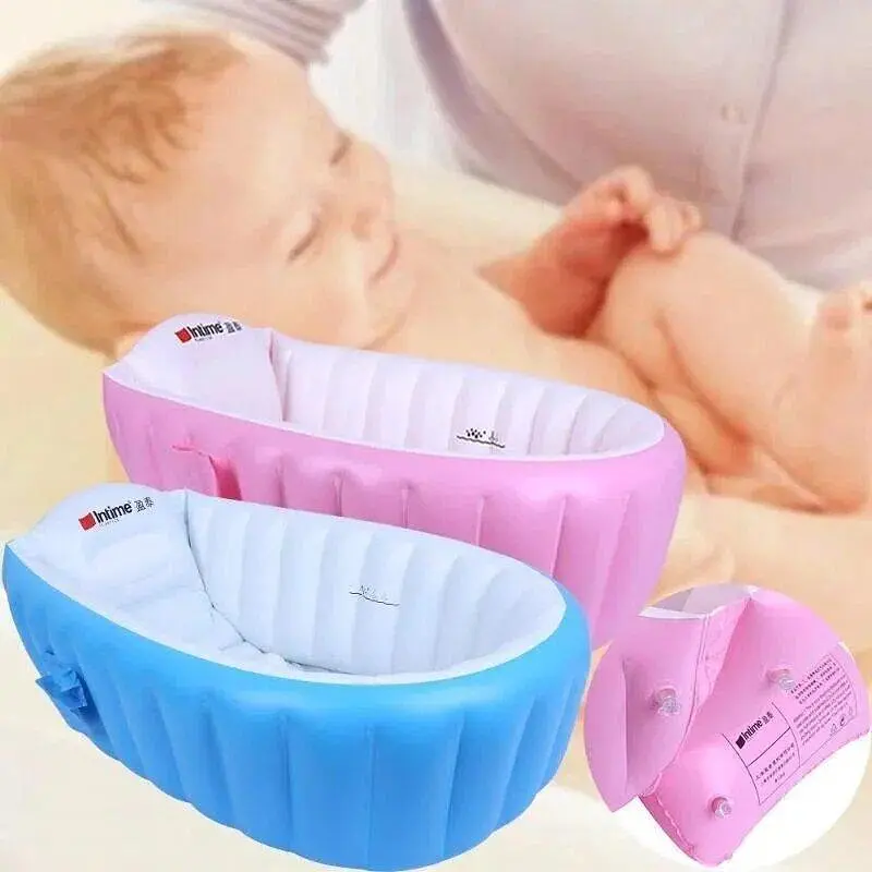 Дитяча Надувна ванна з насосом Intime Baby Bath Tub - фото 2