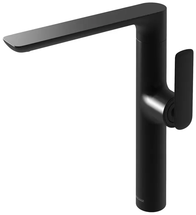 Змішувач для умивальника Kohlman Experience black matt високий QB175EB, Чорний матовий
