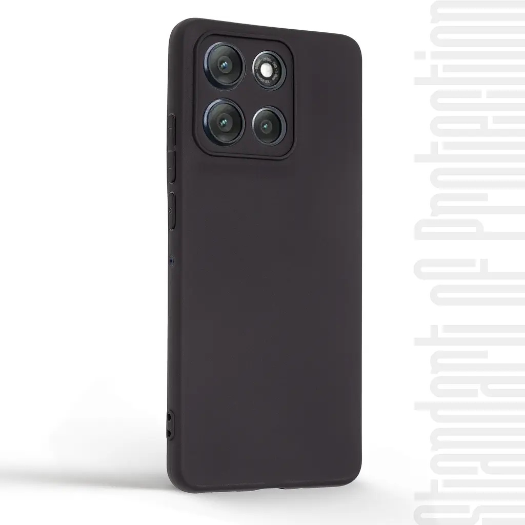 Чехол-накладка для смартфона Motorola G86 Power 5G/G86 5G противоударный, силиконовый, термополиуретановый (ТПУ), с защитой камеры и корпуса, черный, защита всего корпуса, ArmorStandart (ARM86603) - фото 2