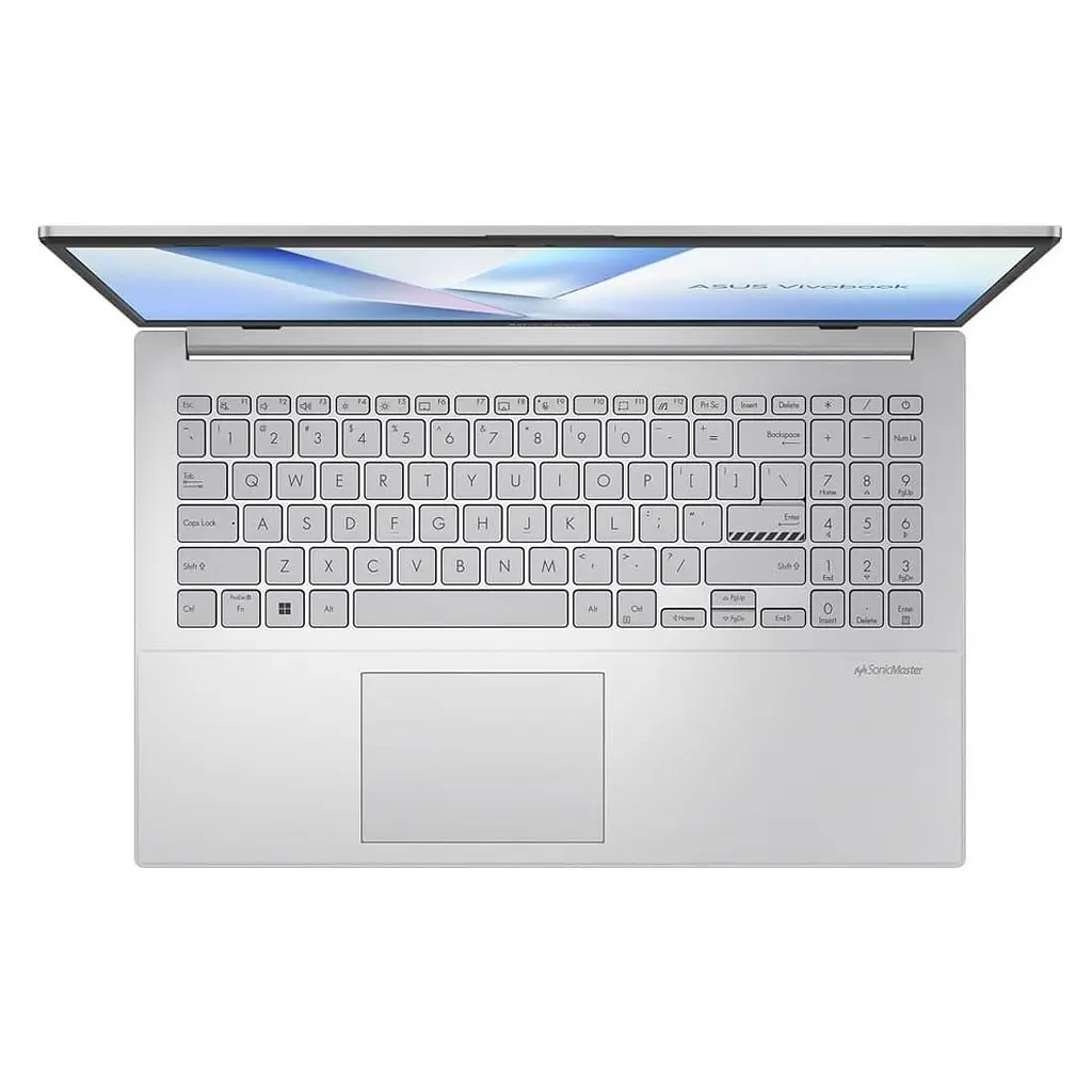 Ноутбук ASUS Vivobook E1504TA-BQ284 (15.6 FHD, Intel N150, 8 GB, 256 SSD, UMA, DOS) Silver (E1504TA-BQ284) - фото 4