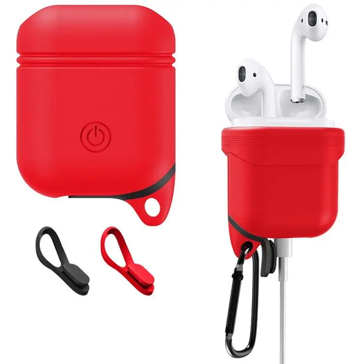 Силіконовий чохол Primo Sherp для Apple AirPods Red - фото 2