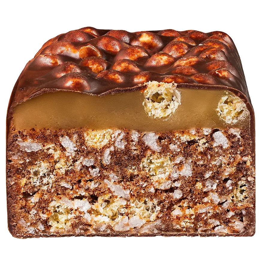 Батончик шоколадний Fizi Guilty Pleasure Coco Caramel 40 г х 10 шт. шоу-бокс - фото 3