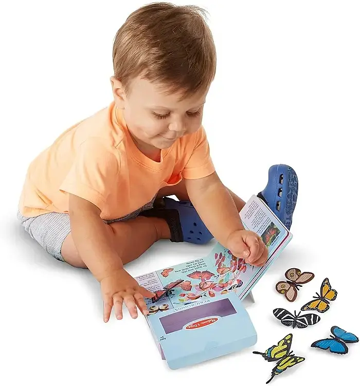 М'яка книга Melissa & Doug з ігровими фігурками метеликів (MD31281) - фото 5
